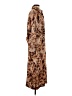 Nanushka 100% Polyester Animal Print Brown Casual Dress Size XS - photo 4