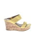 Lane Bryant Yellow Wedges Size 9 (wide) - photo 1