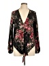 Lovestitch 100% Rayon Black Long Sleeve Blouse Size L - photo 1