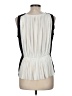 J.Crew Ivory Sleeveless Blouse Size M - photo 2