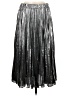 MICHAEL Michael Kors 100% Polyester Metallic Silver Formal Skirt Size M (estimated) - photo 1