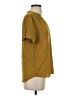 J.Crew 100% Viscose Gold Short Sleeve Blouse Size XS - photo 4