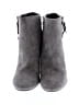 Nine West 100% Leather Gray Ankle Boots Size 8 1/2 - photo 2