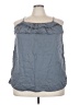 Old Navy Gray Sleeveless Blouse Size XXL - photo 1