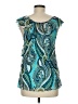 Apt. 9 100% Nylon Teal Sleeveless Blouse Size M - photo 2