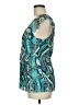 Apt. 9 100% Nylon Teal Sleeveless Blouse Size M - photo 5