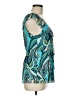 Apt. 9 100% Nylon Teal Sleeveless Blouse Size M - photo 4