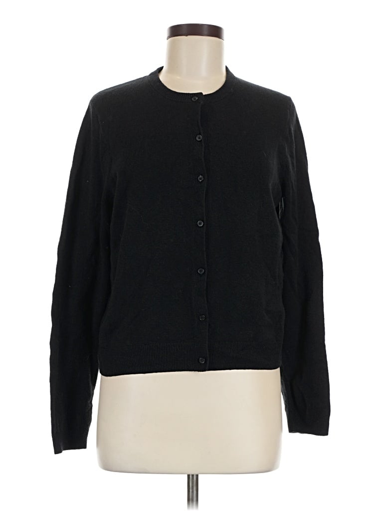 Pre-owned Gap Cardigan Sweater In Black