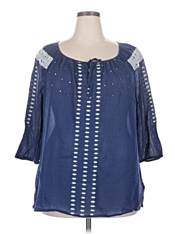 Old Navy 3/4 Sleeve Blouse (view 1)