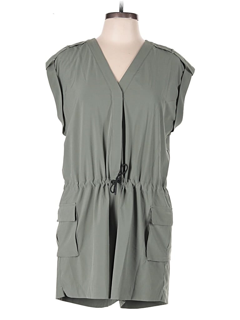 Pre-owned Athleta Romper In Gray