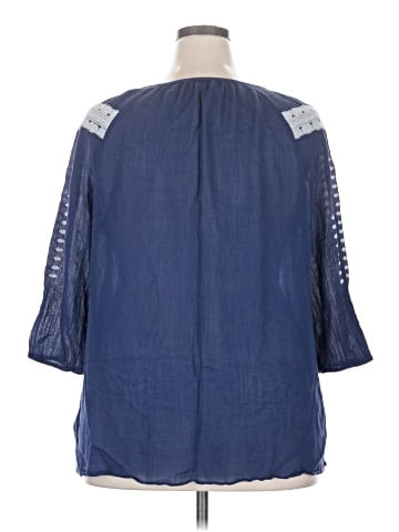 Old Navy 3/4 Sleeve Blouse (view 2)