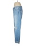 Ann Taylor LOFT 100% Cotton Hearts Blue Jeans Size 27 waist - photo 5