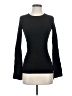 Line & Dot Black Long Sleeve Top Size XS - photo 1