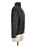 Lou & Grey Stars Gray Black Track Jacket Size Med Petite - photo 4