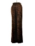 CAbi 100% Rayon Animal Print Brown Casual Pants Size XS - photo 1