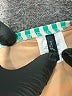 J.Crew Stripes Green One Piece Swimsuit Size 10 - photo 3