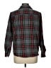 L.L.Bean 100% Cotton Plaid Gray Long Sleeve Button-Down Shirt Size L (petite) - photo 2