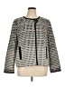 Carlisle Houndstooth Tweed Multi Color Gray Jacket Size 16 - photo 1