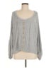Pol Gray Long Sleeve Top Size M - photo 1