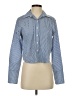 J.Crew 100% Cotton Stripes Blue Long Sleeve Blouse Size 2 - photo 1