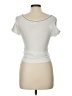 Happily Grey Ivory Short Sleeve Top Size L - photo 2