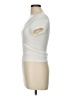 Happily Grey Ivory Short Sleeve Top Size L - photo 5