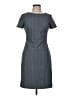 Theory Houndstooth Gray Casual Dress Size 6 - photo 1