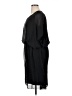 Baci 100% Silk Solid Black Casual Dress Size XL - photo 5