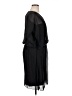 Baci 100% Silk Solid Black Casual Dress Size XL - photo 4