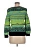 Leith Color Block Green Pullover Sweater Size M - photo 2