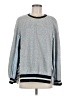 BCBGMAXAZRIA Stripes Gray Pullover Sweater Size M - photo 1