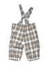 Il Gufo Plaid Gray Snow Pants With Bib Size 2T - photo 2