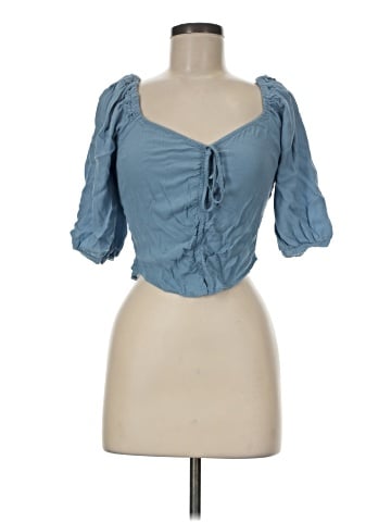 Open Edit 3/4 Sleeve Blouse (view 1)