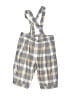 Il Gufo Plaid Gray Snow Pants With Bib Size 2T - photo 1