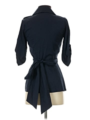 Diane von Furstenberg 3/4 Sleeve Button-Down Shirt (view 2)