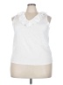 Ann Taylor White Sleeveless Top Size XXL - photo 1