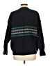 Eddie Bauer Chevron-herringbone Black Wool Pullover Sweater Size L - photo 2