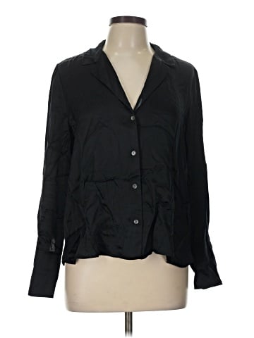 Banana Republic Long Sleeve Silk Top (view 1)
