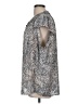 Daniel Rainn 100% Polyester Animal Print Gray Short Sleeve Blouse One size - photo 5