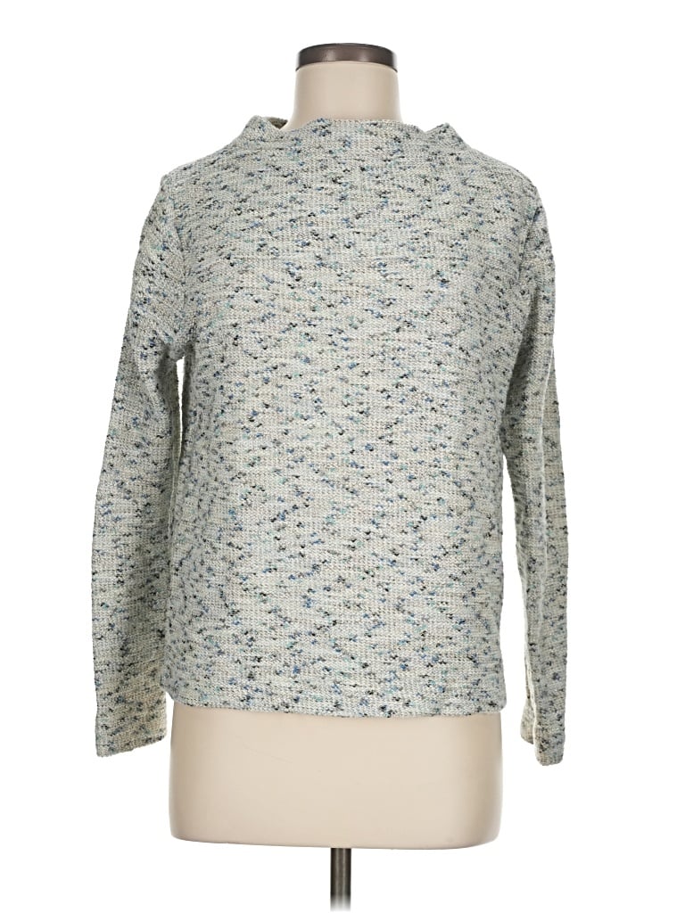 Pre-owned Ann Taylor Loft Pullover Sweater In Gray