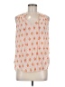 Bellatrix 100% Polyester Orange Sleeveless Blouse Size M - photo 1