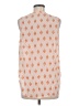 Bellatrix 100% Polyester Orange Sleeveless Blouse Size M - photo 2