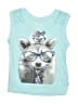 Justice 100% Cotton Teal Sleeveless Top Size 7 - photo 1