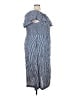 Oddi 100% Rayon Stripes Blue Casual Dress Size 2X - photo 4