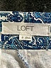 Ann Taylor LOFT Paisley Blue Shorts Size 8 - photo 3