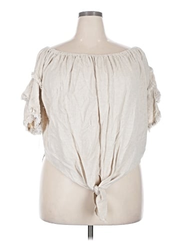Umgee Short Sleeve Blouse (view 1)