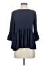 Elizabeth and James 100% Polyester Blue 3/4 Sleeve Blouse Size XS - photo 1