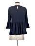Elizabeth and James 100% Polyester Blue 3/4 Sleeve Blouse Size XS - photo 2