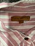 Jachs Girlfriend 100% Rayon Stripes Pink Long Sleeve Button-Down Shirt Size L - photo 7
