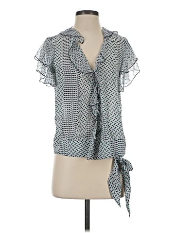 Parker Short Sleeve Silk Top (view 1)